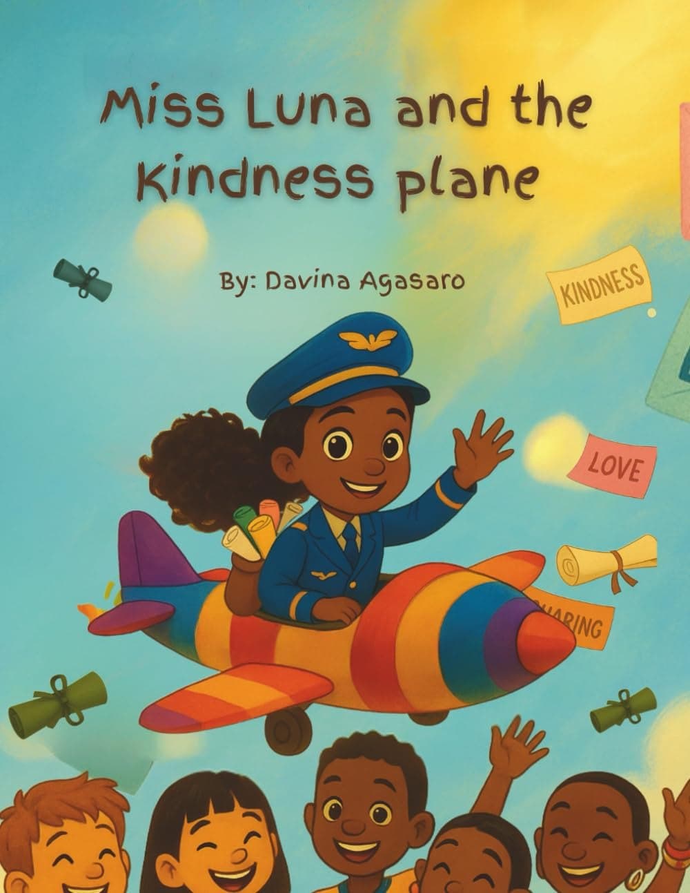 Miss Luna and the Kindness Plane, front cover